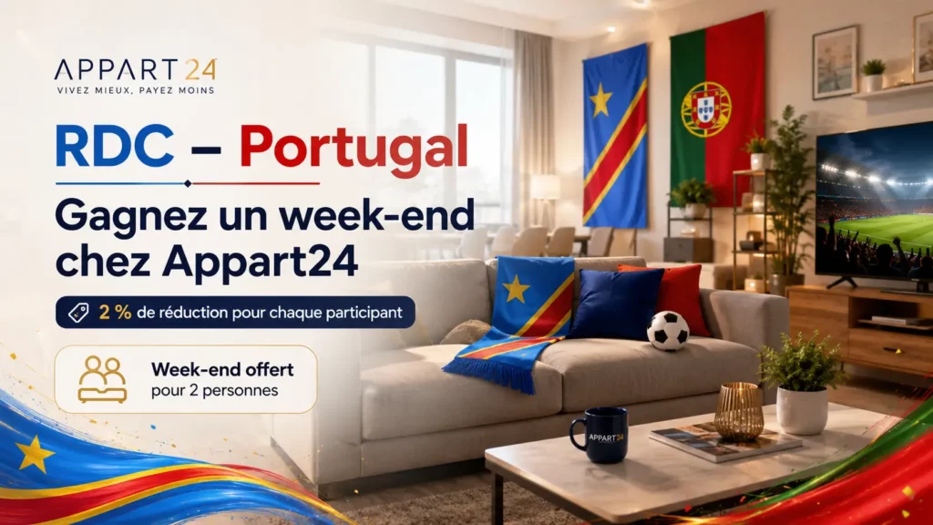 RDC Portugal jeu promotionnel Appart24 week-end offert