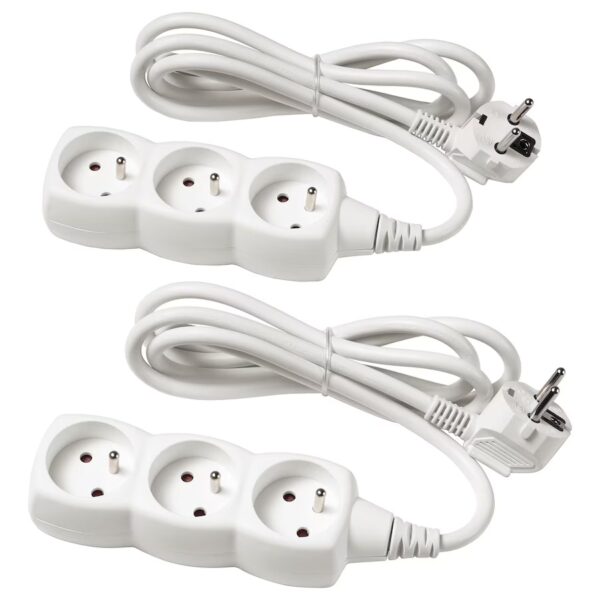 Bloc multiprise, 3 prises