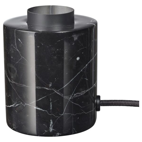 Lampe de chevet, marbre noir